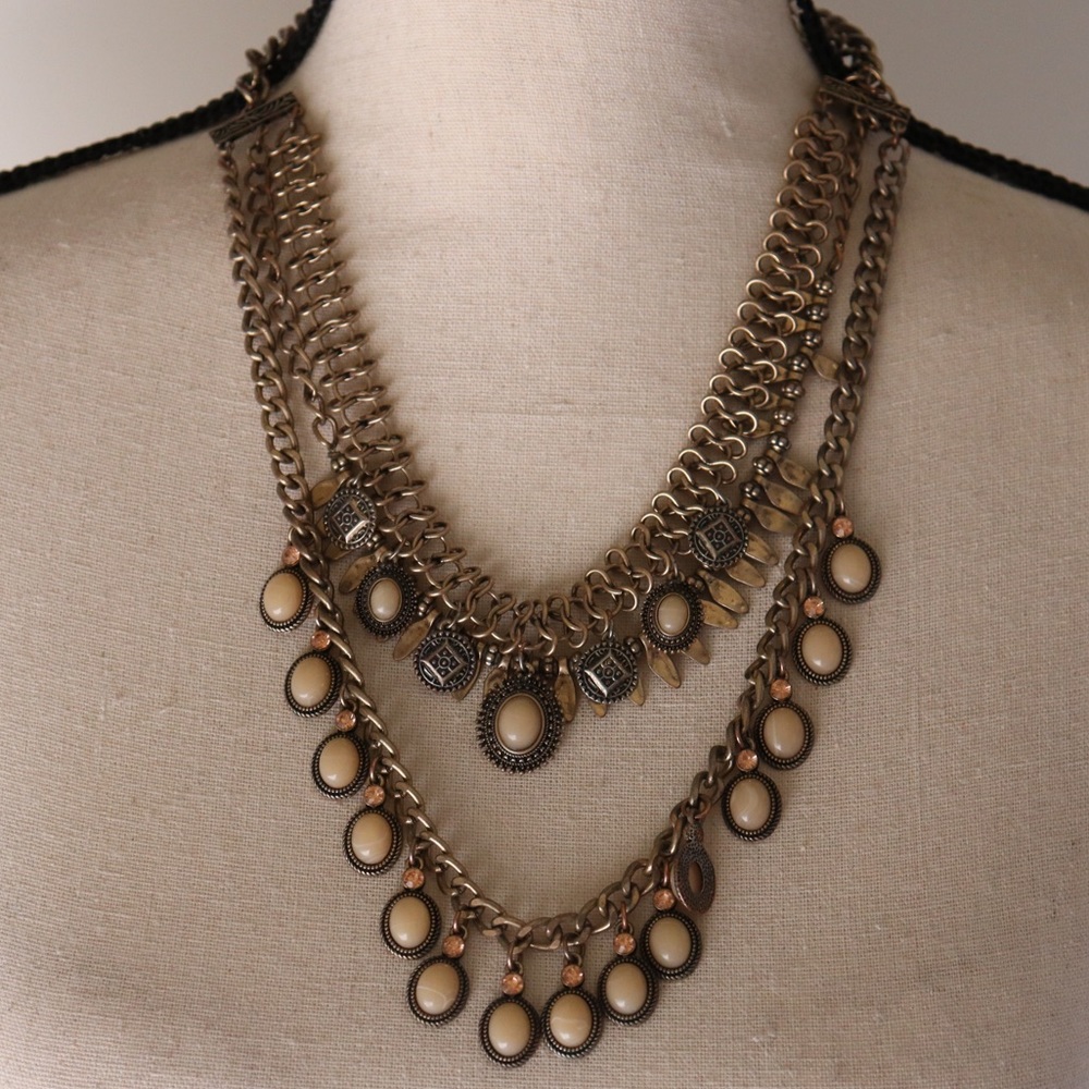 VIXEN VINTAGE Layered Goddess necklace